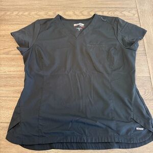 Grey's Anatomy Women's Black V-Neck Top